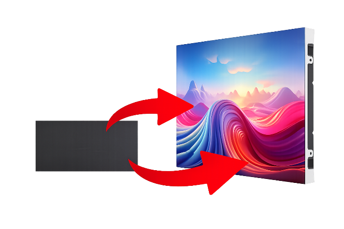 FIW Series LED Video Wall front service module change