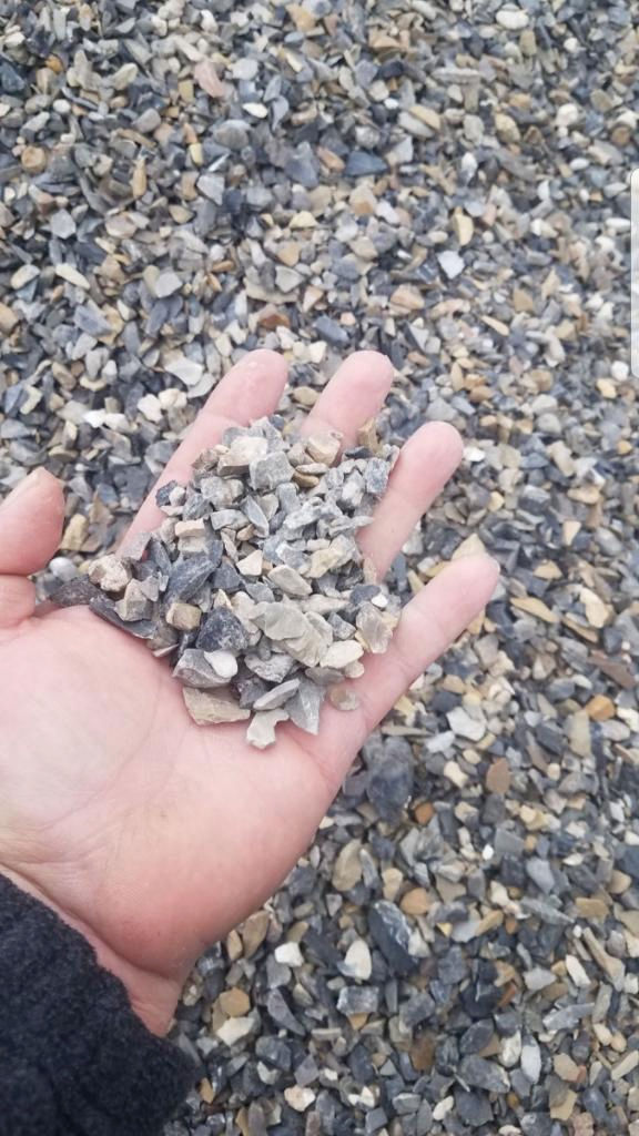 1/4 INCH CRUSHED RIVER ROCK