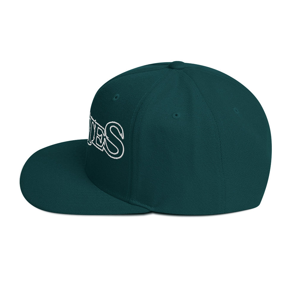 Thumbnail: CLPE | Pirates | Flatbill Snapback Hat | White Embroidery | Spruce