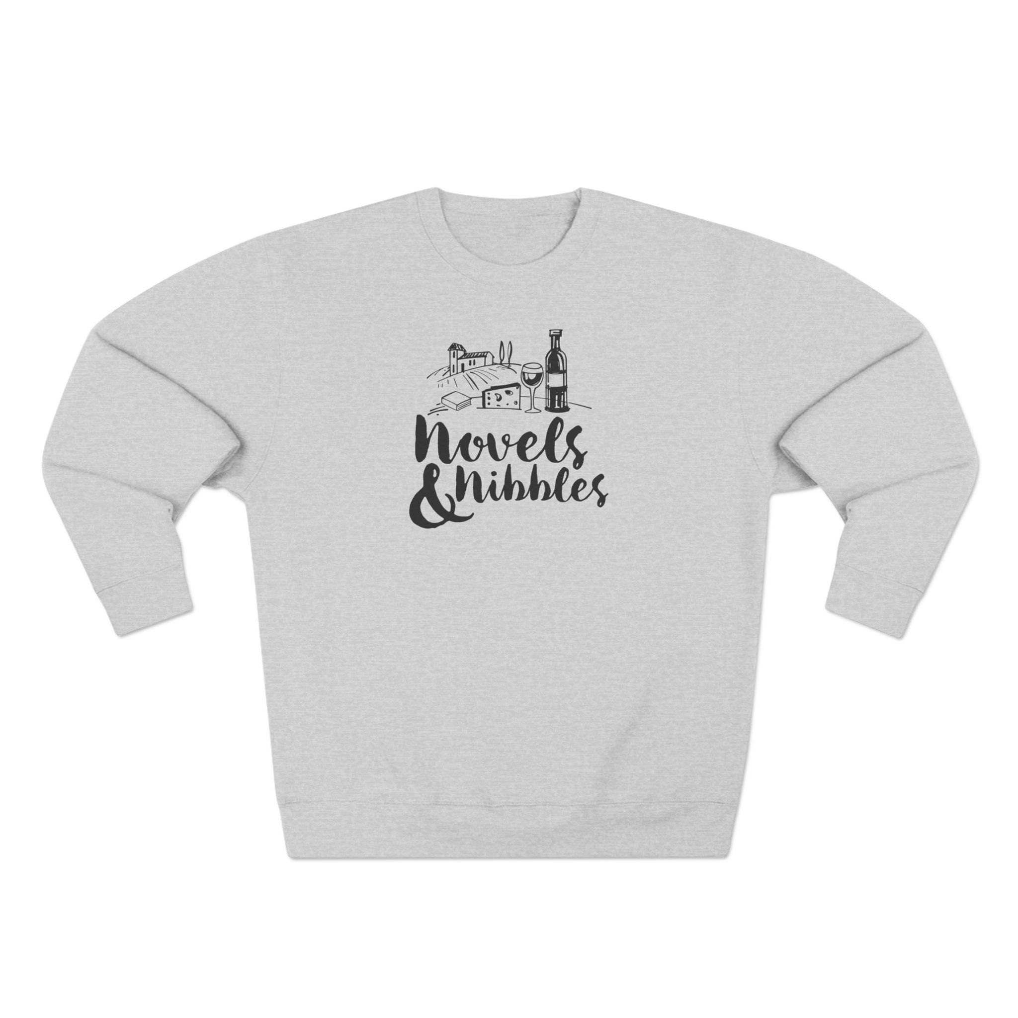 Novels & Nibbles | Lane Seven | Unisex Crewneck | Grey