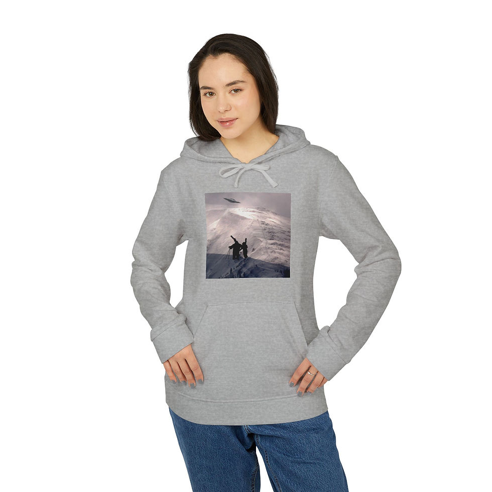 Thumbnail: Kachina Woo Woo | adidas Fleece Hoodie | XS - 4XL | Grey 