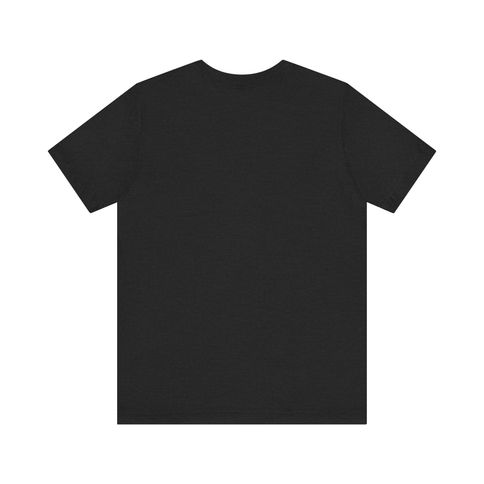 Black Gildan youth t-shirt back view