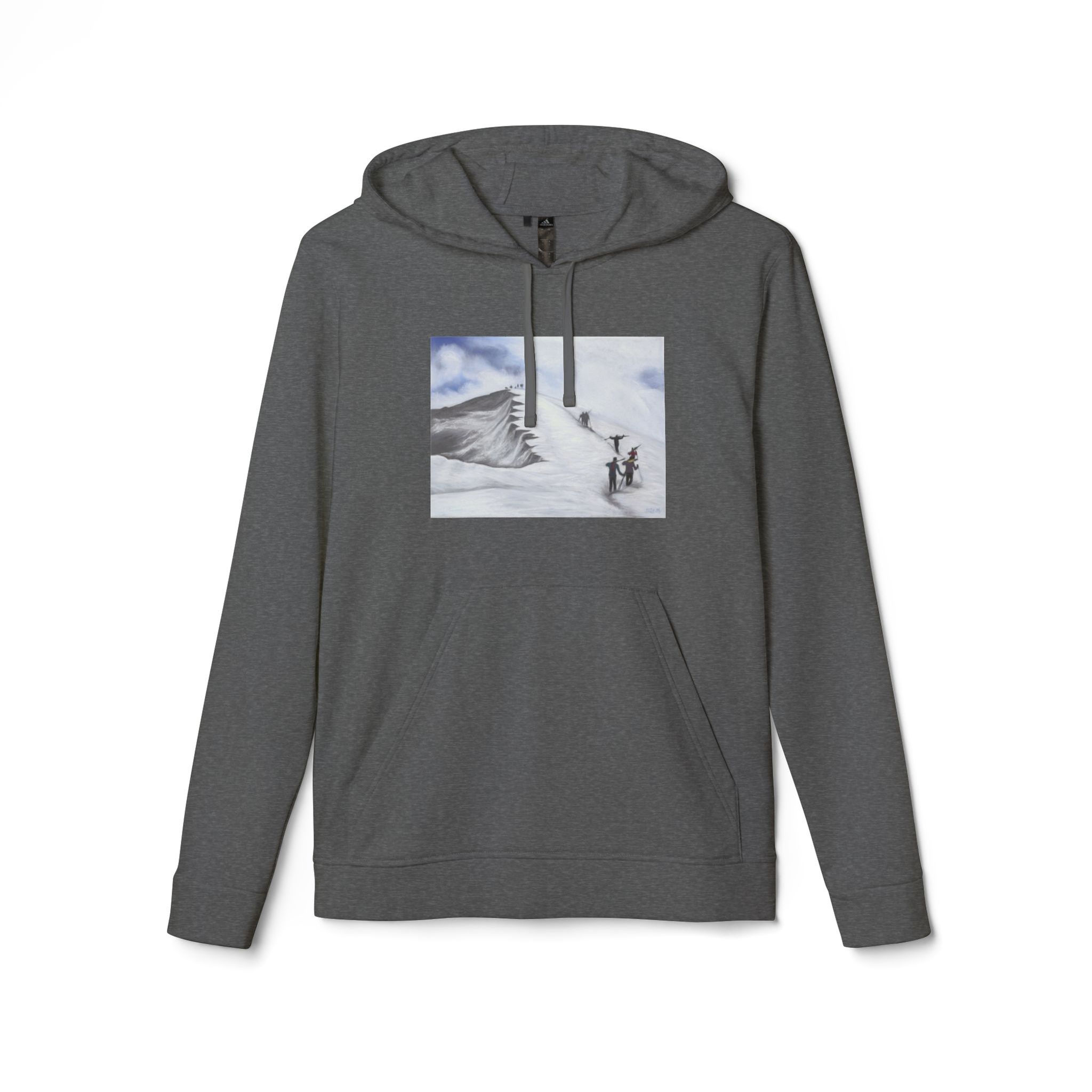 Hiking the Ridge | adidas Fleece Hoodie | XS - 4XL | Dark Grey 