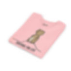 Pink folded t-shirt featuring a marmot illustration and "Sentinel for Life" text.