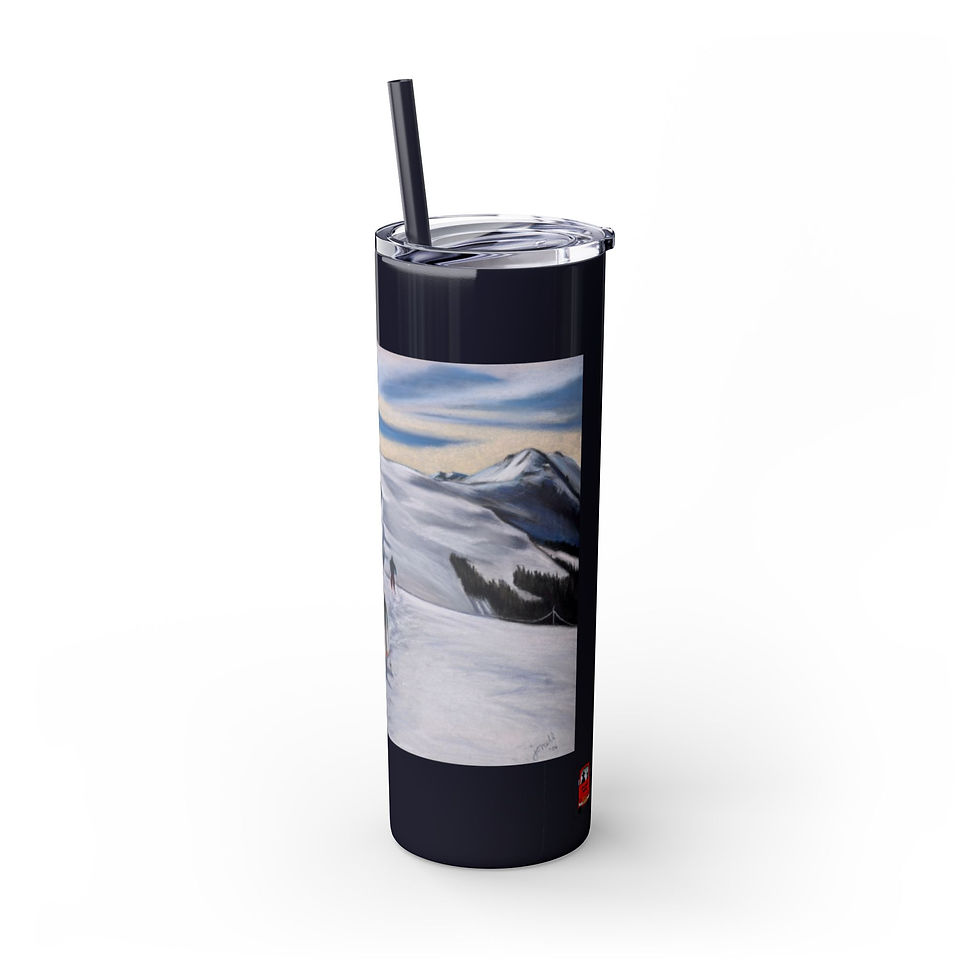 Thumbnail: Highline to Kachina | Skinny Tumbler with Straw | 20oz | Midnight