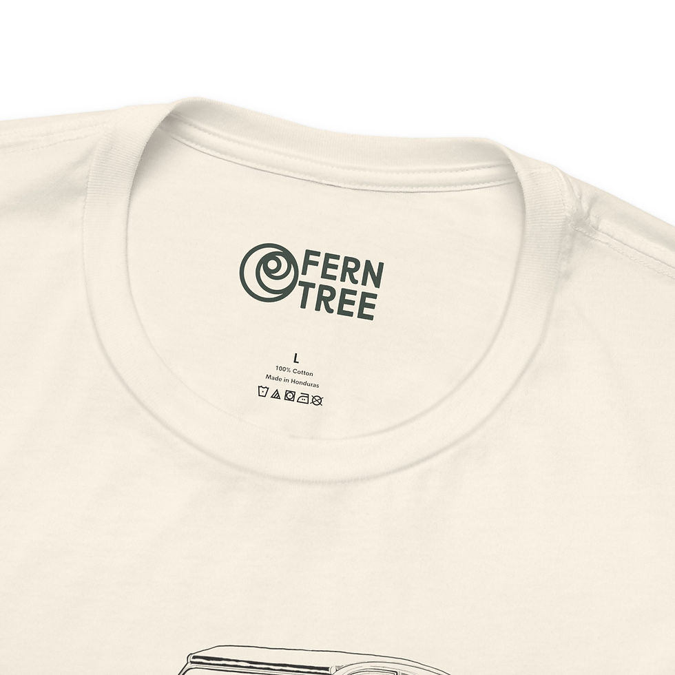 Thumbnail: FernTree L size shirt tag, 100% cotton, made in Honduras