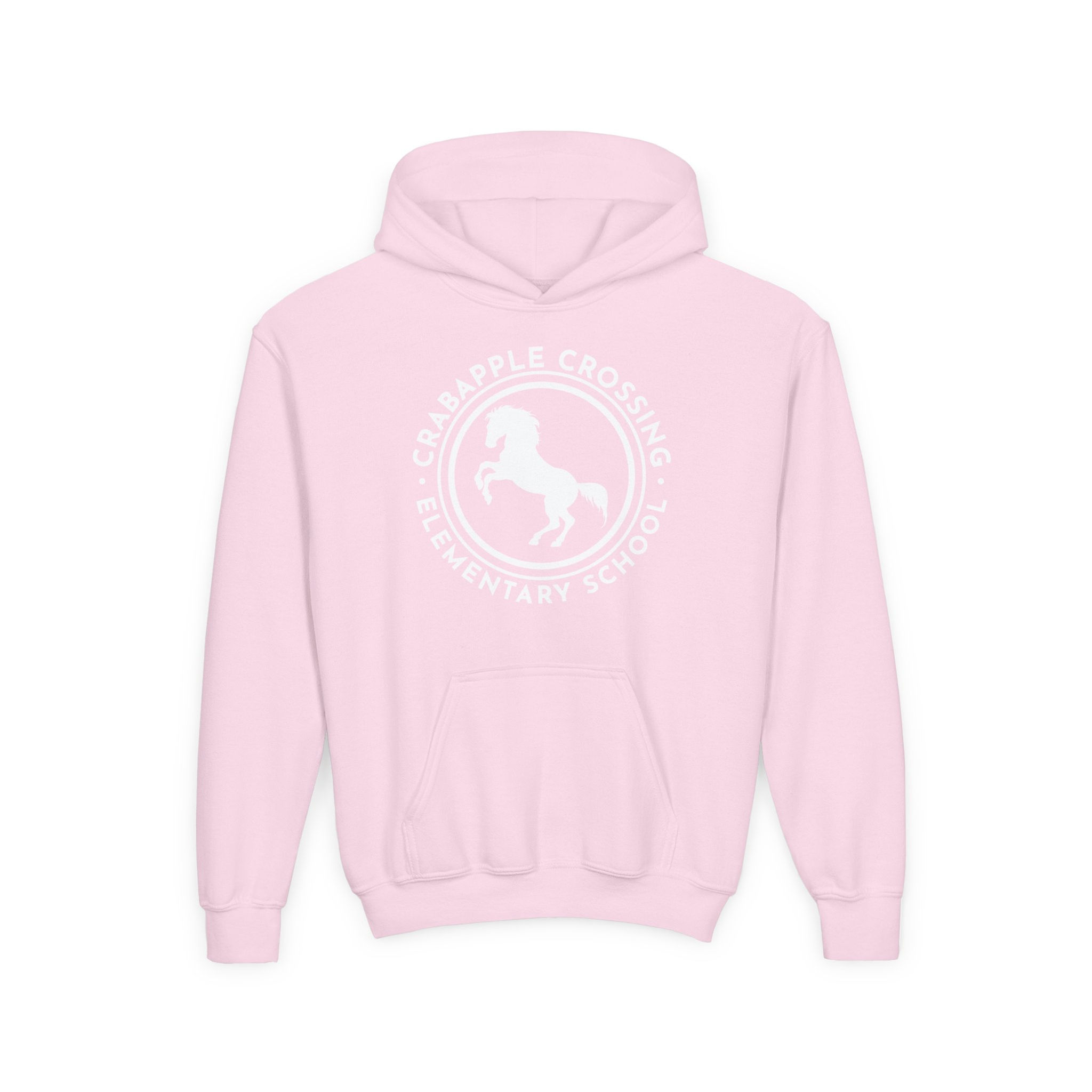CCES Youth Gildan Hoodie | Light Pink