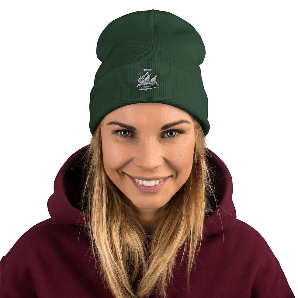 Thumbnail: CLPE | Embroidered Beanie | Dark Green