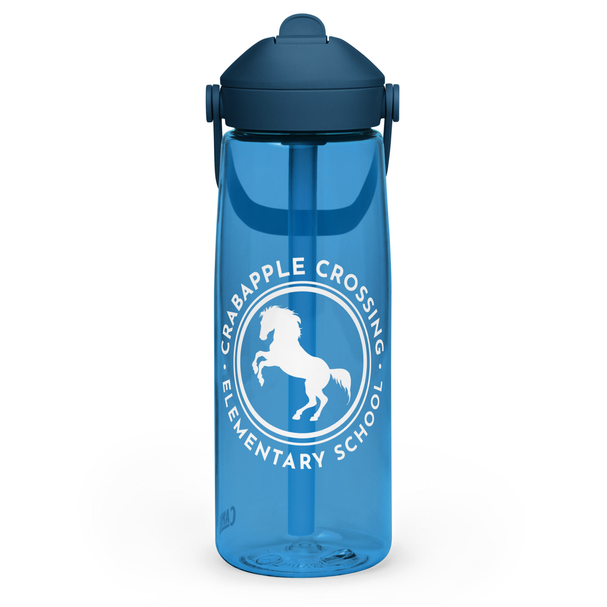 CCES Camelback Water Bottle | Flip Straw | 25 oz | Oxford Blue