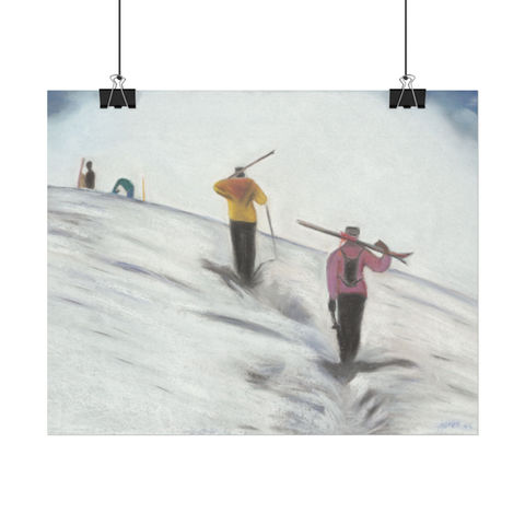 Ridge Runners original pastel by jonell mills available in various sized high-quality archive-quality prints.