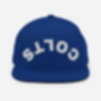 Royal blue Colts hat