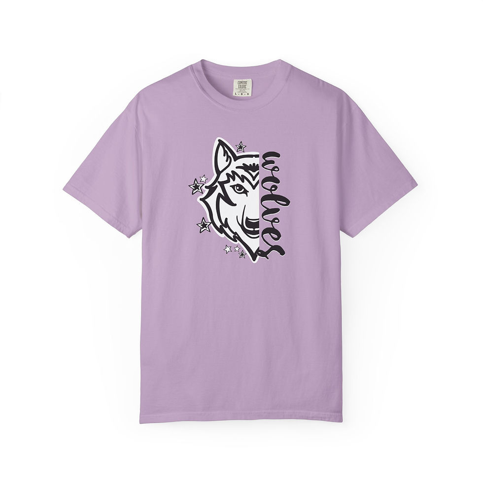 Thumbnail: Starry Wolves | Unisex | Comfort Colors | 12 Colors