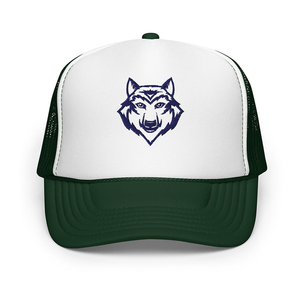Thumbnail: Bamford Wolf | Embroidered Foam trucker hat