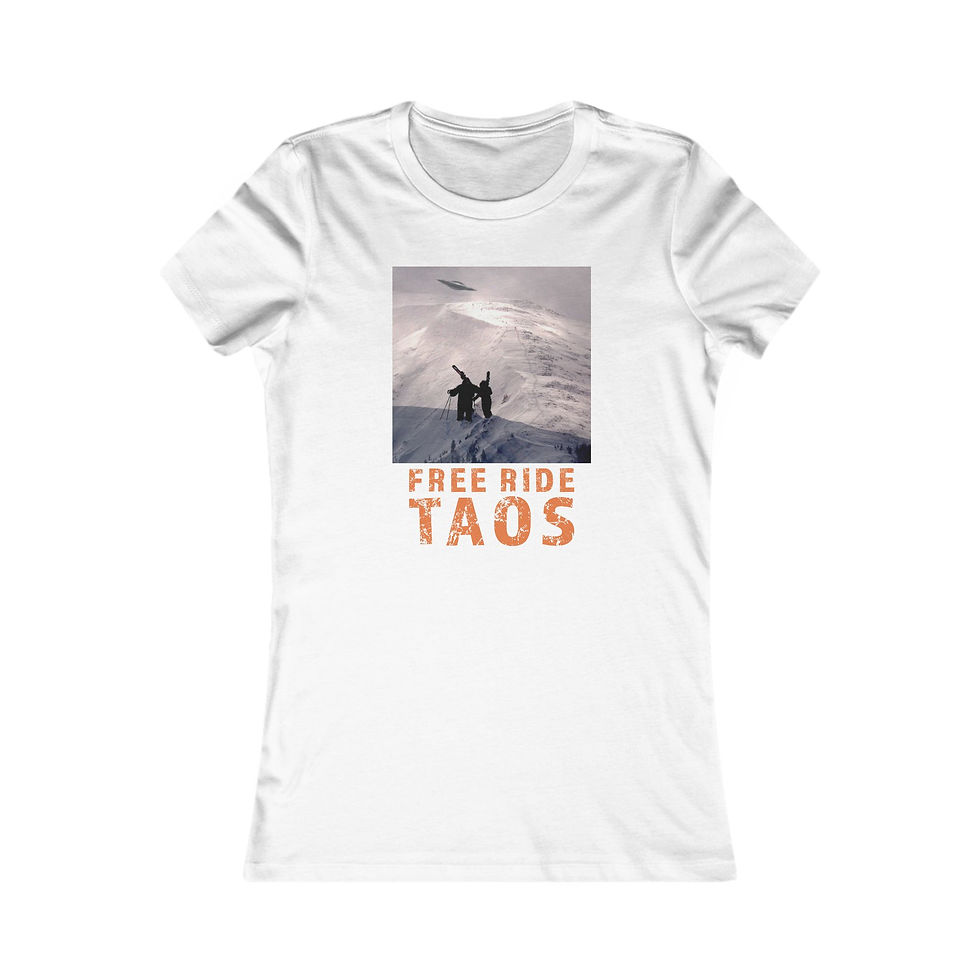 Thumbnail: GREAT DEAL! Free Ride Taos #1 | Women's Tee | S - 2XL | Black + White