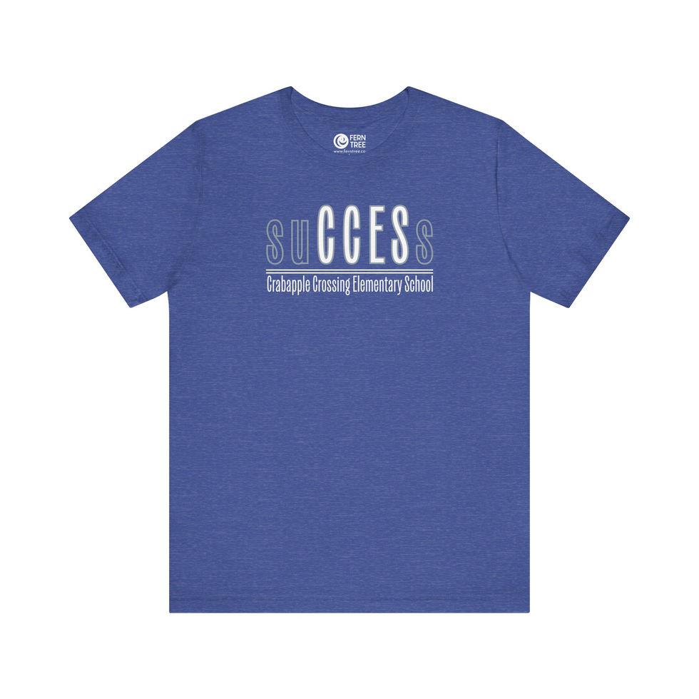 Blue Success t-shirt: Shelby County Elementary School