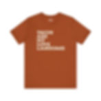 Brown t-shirt with "Tacos are my love language" text
