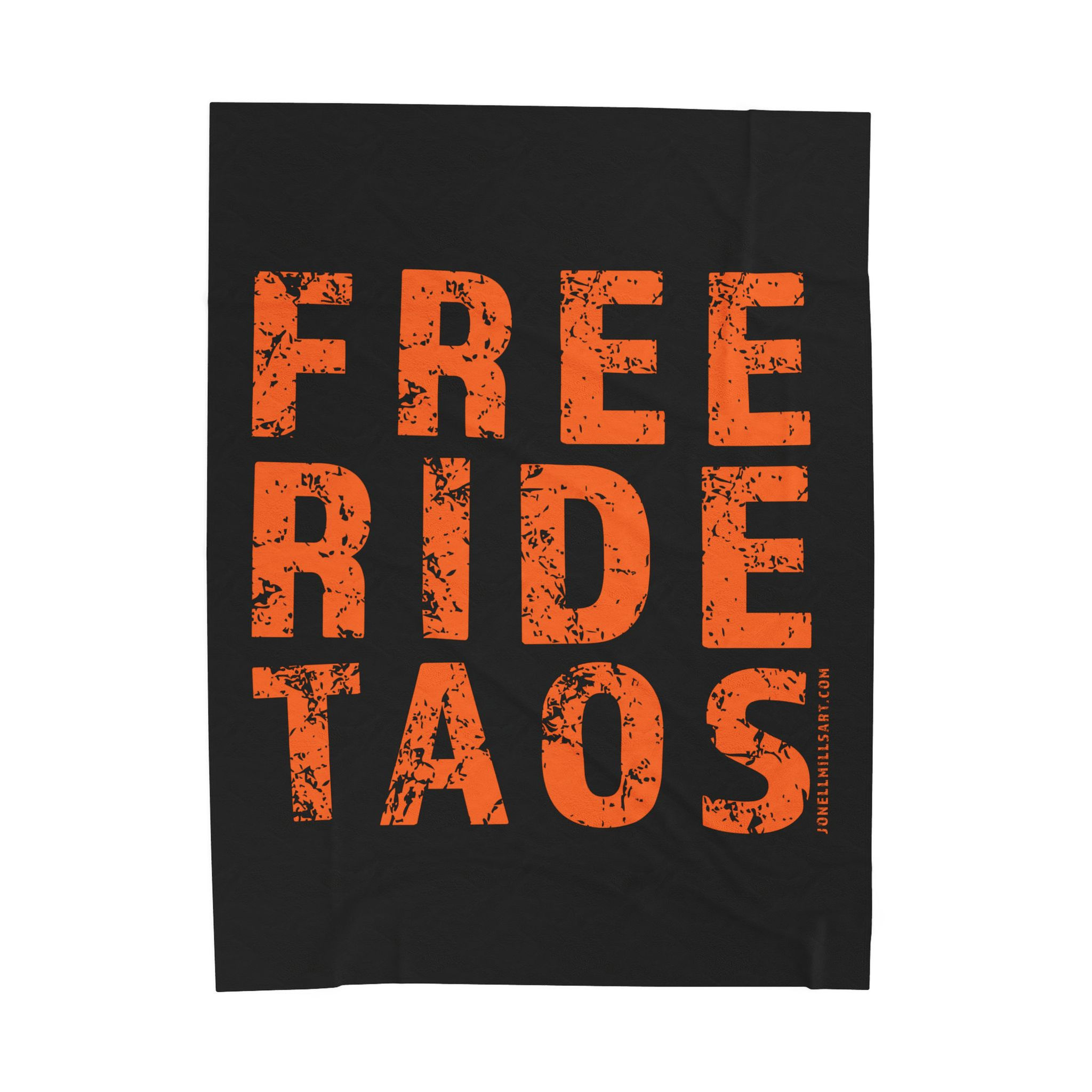 Free Ride Taos | Velveteen Plush Blanket | 60" x 80"