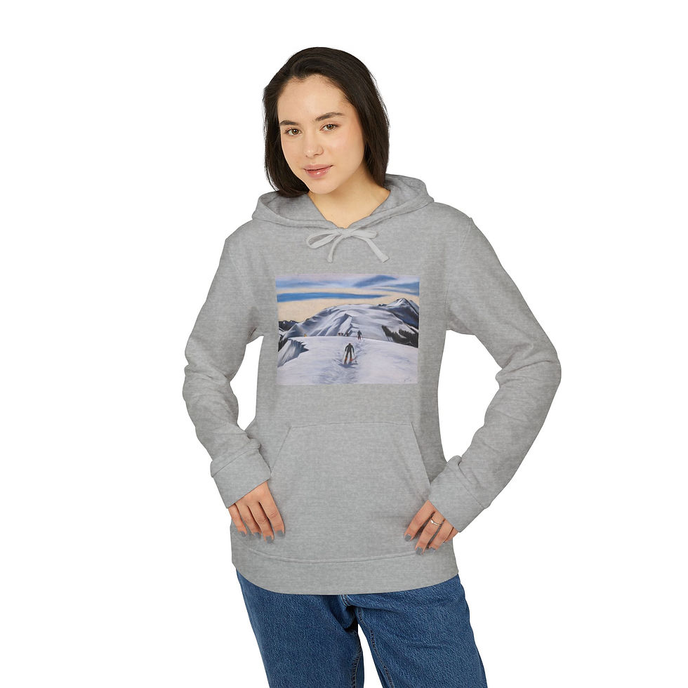 Thumbnail: Highline to Kachina | adidas Unisex Fleece Hoodie | XS - 4XL | Grey 