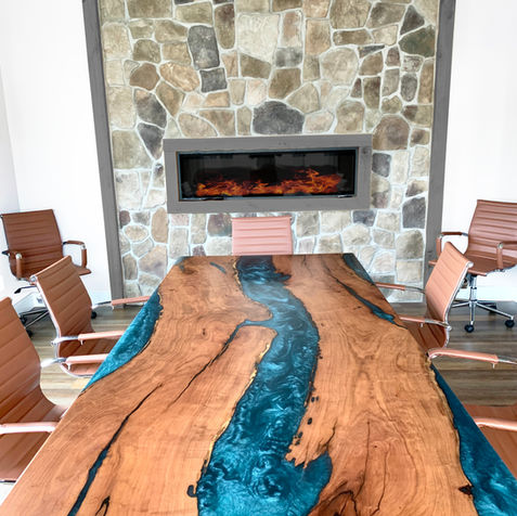 Live Edge River Table Cedar
