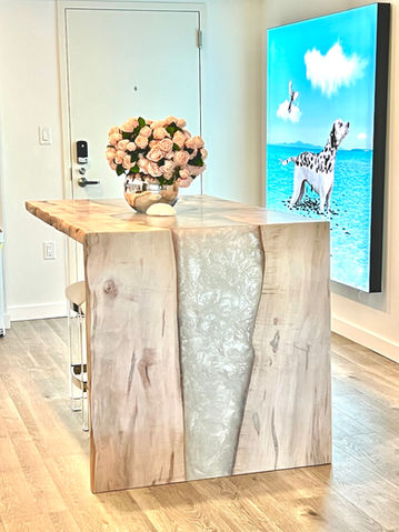 Maple Waterfall River Table