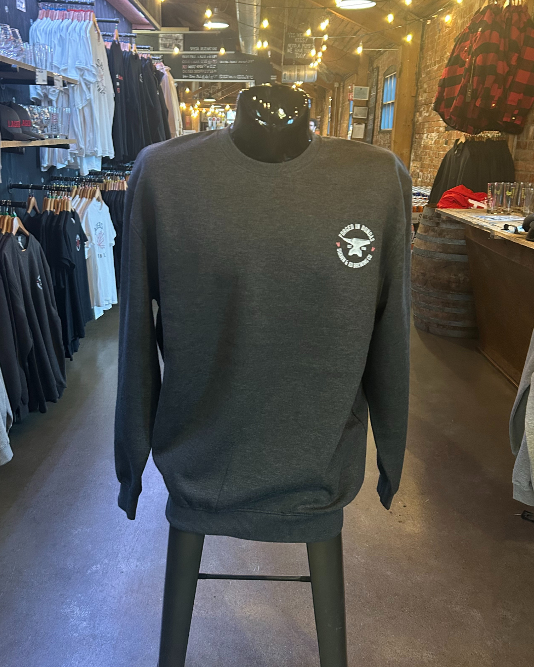 Grey CANADIAN SHED Long-Sleeve Sweater