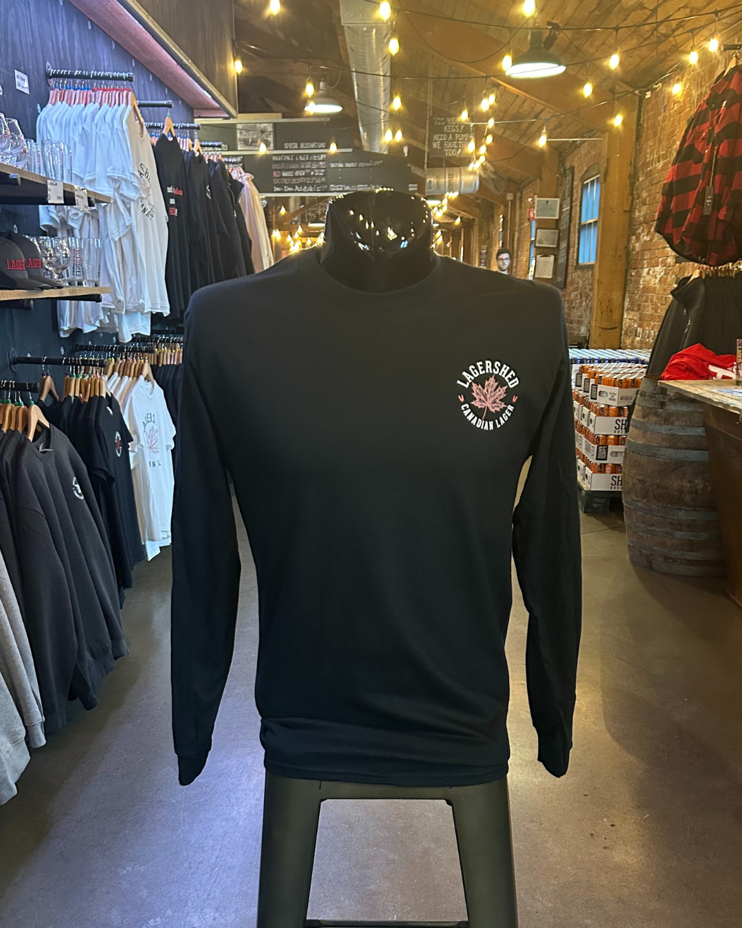 Black CANADIAN SHEDFACED Long-Sleeve