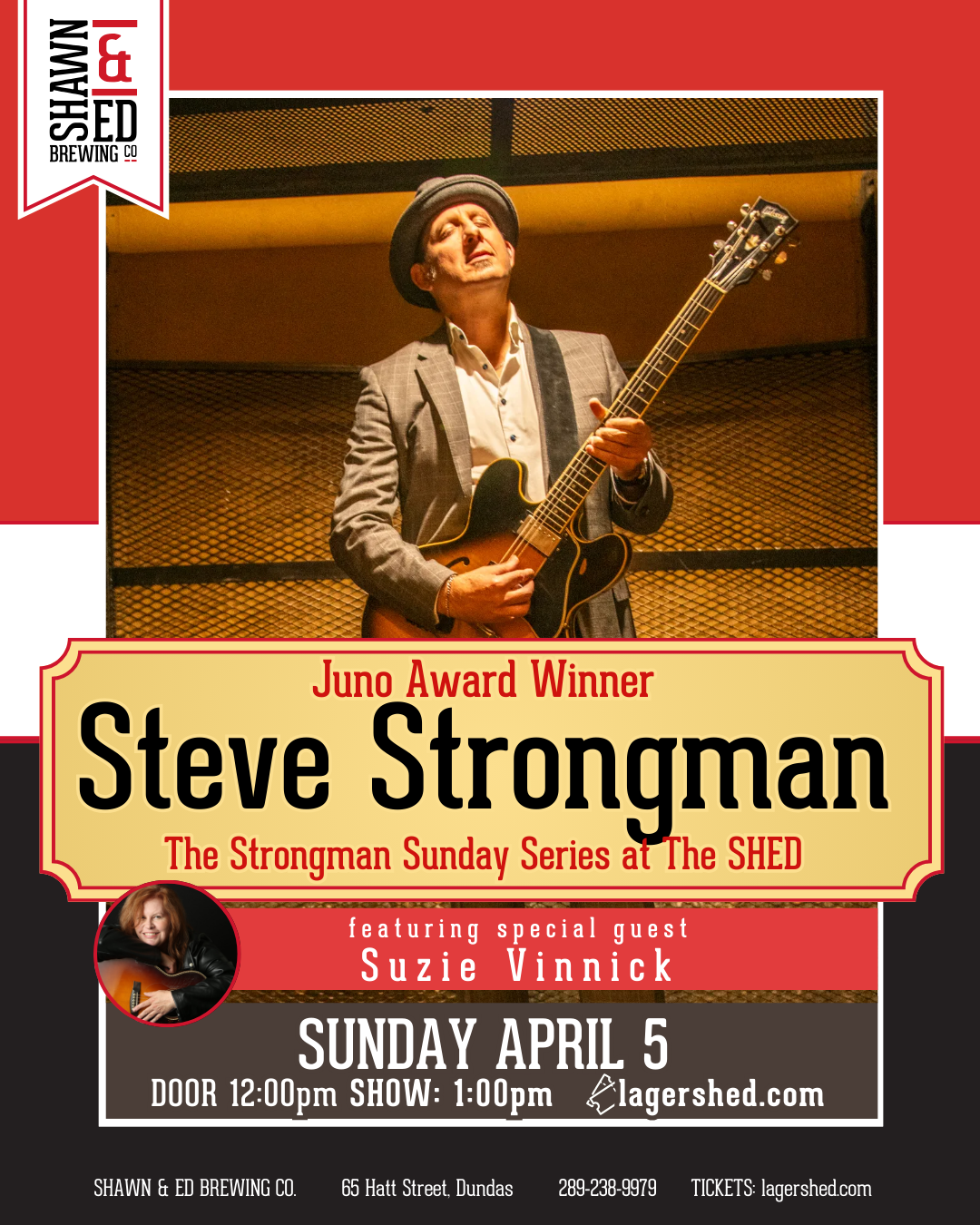 STEVE STRONGMAN Sunday Blues Series: 10 Year Celebration ⭐