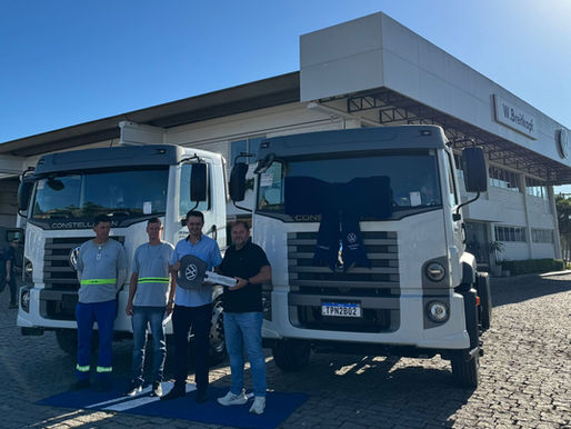 Pomerwasser Ambiental adquire caminhões e reforça estrutura operacional em Pomerode