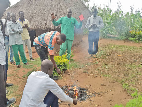 Stor aktivitet i flyktningleirene i det nordlige Uganda
