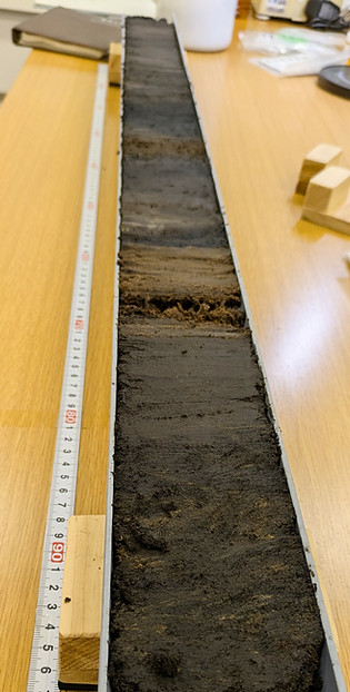 諏訪湖堆積物コア