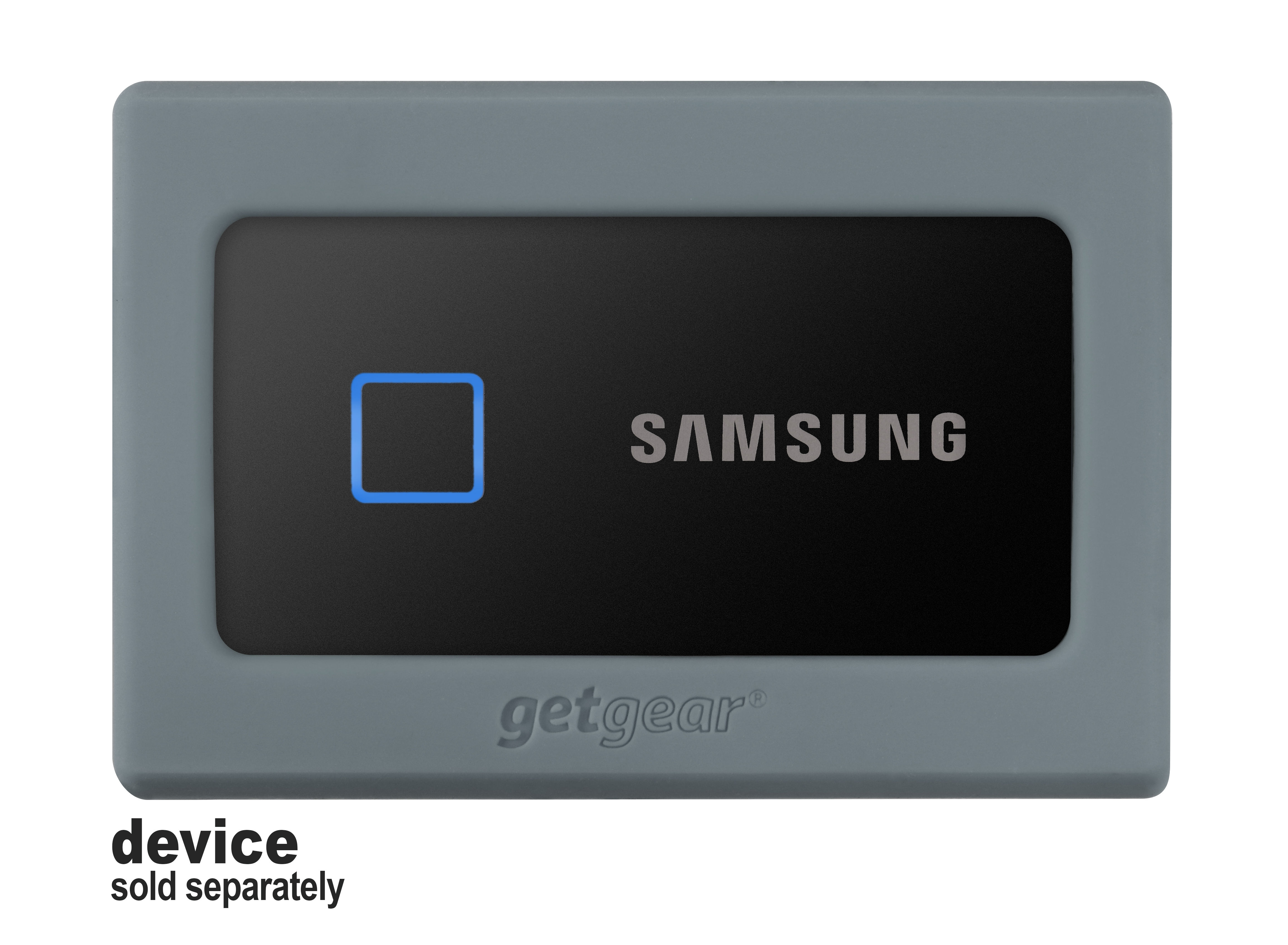 Silicone Bumper for Samsung Portable SSD T7 (gray)
