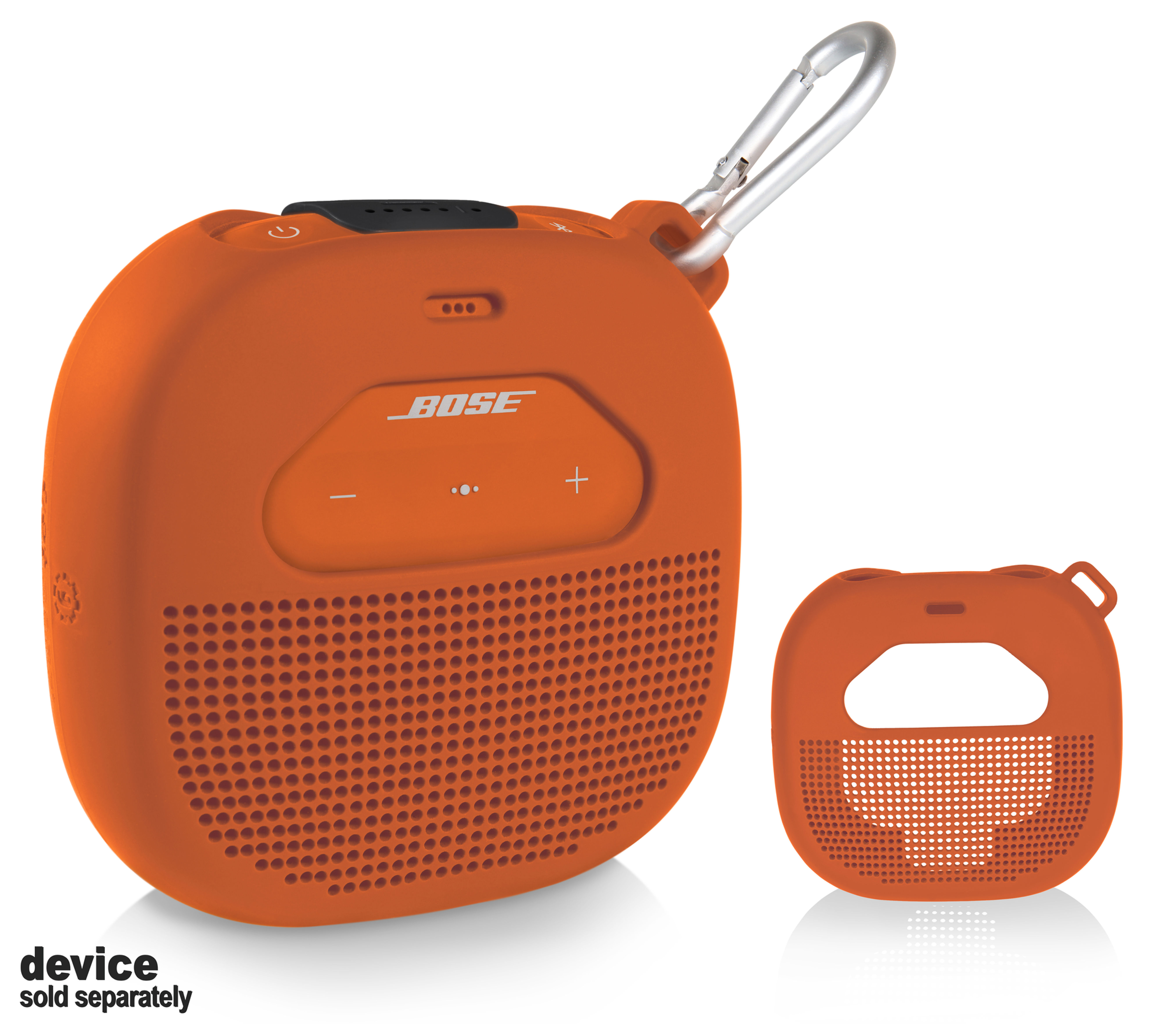 Silicone Sleeve for Bose SoundLink Micro Bluetooth, orange