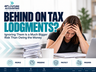 Business owner dealing with overdue tax lodgments and cash flow pressure