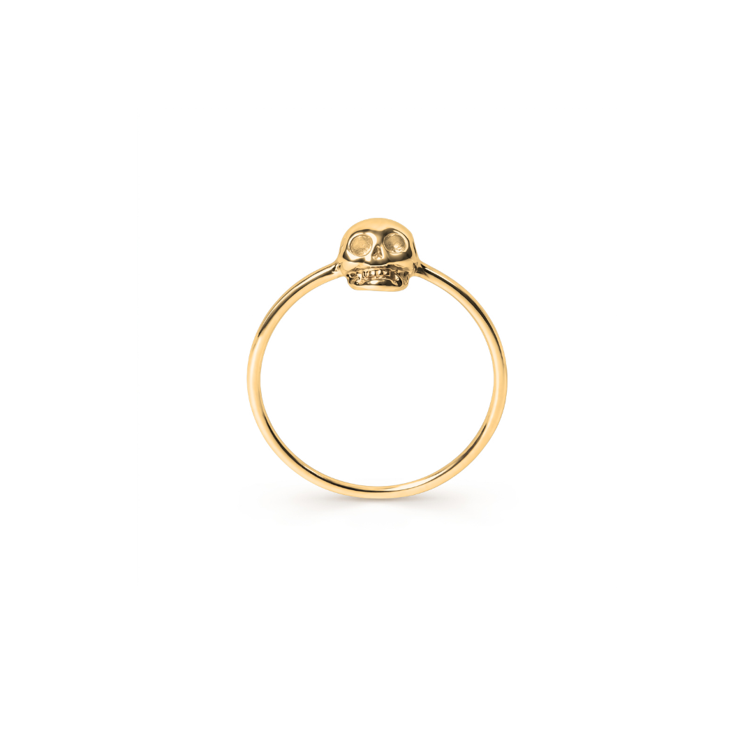 18kt Rose Gold Jack Skull Ring