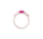 Thumbnail: Anello in Oro Bianco 18kt con Rubino e Diamanti