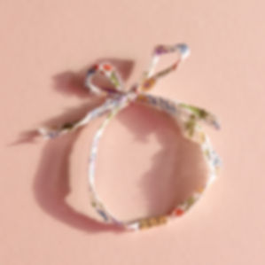 ABC Bracelet in Liberty Multicolor Fabric
