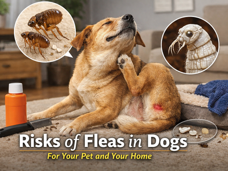 Risks of fleas in dogs: why they matter for your dog and your home