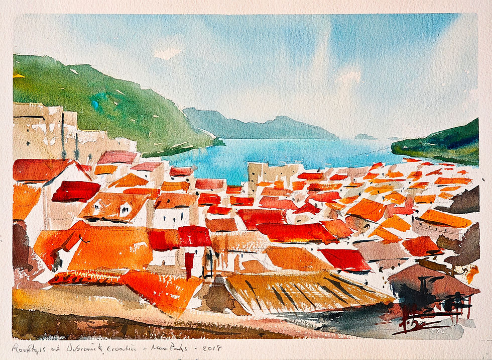 Thumbnail: Rooftops of Dubrovnik, Croatia