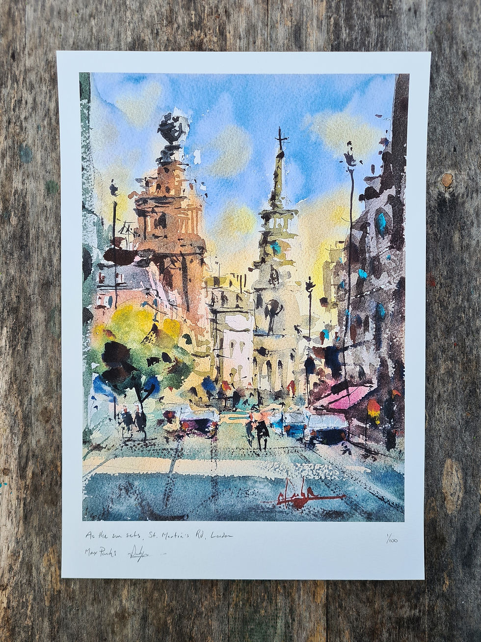 Thumbnail: Evening Bustle on St Martin's Ln, London