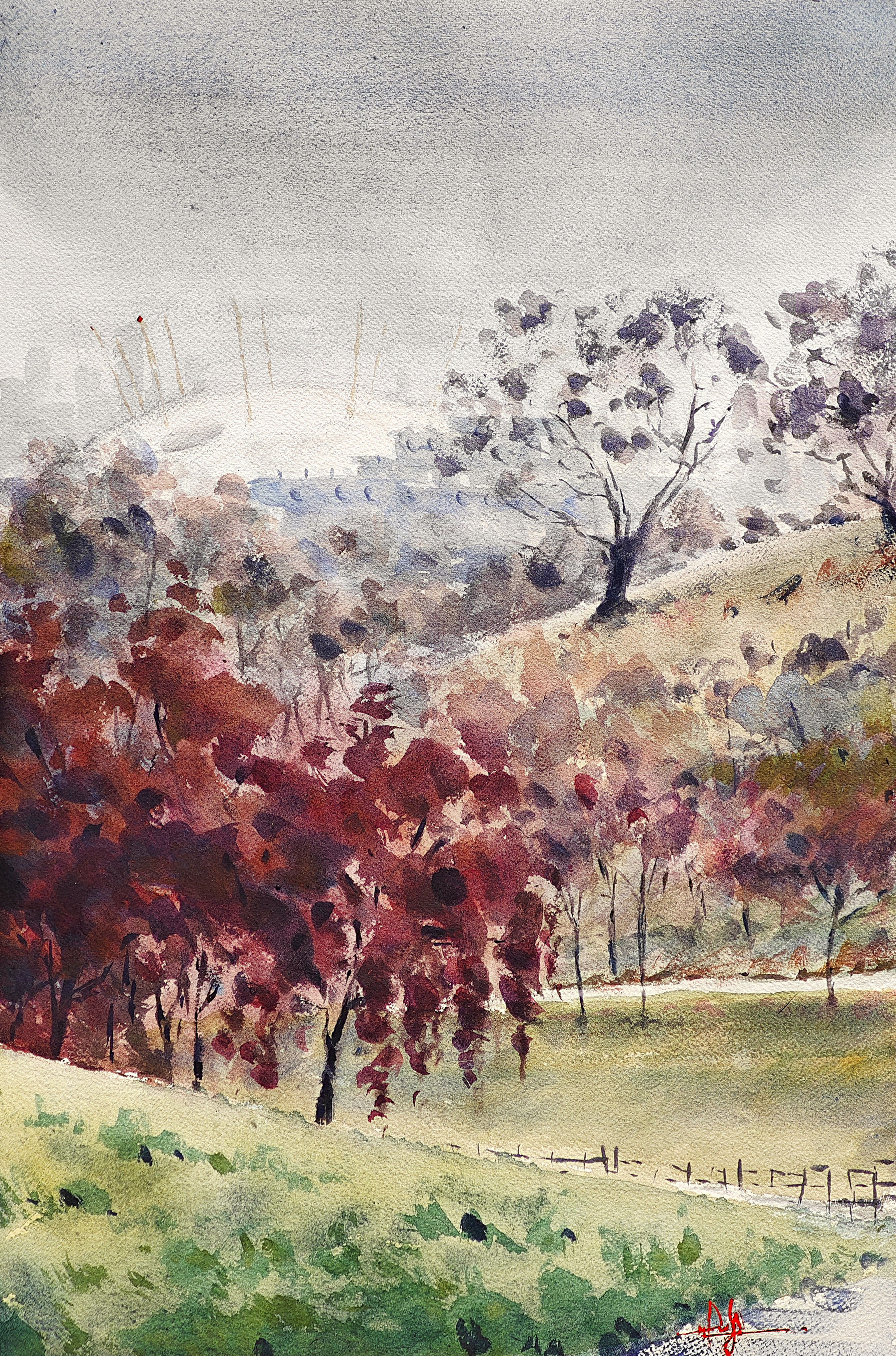 Greenwich O2 through the Winter Mist