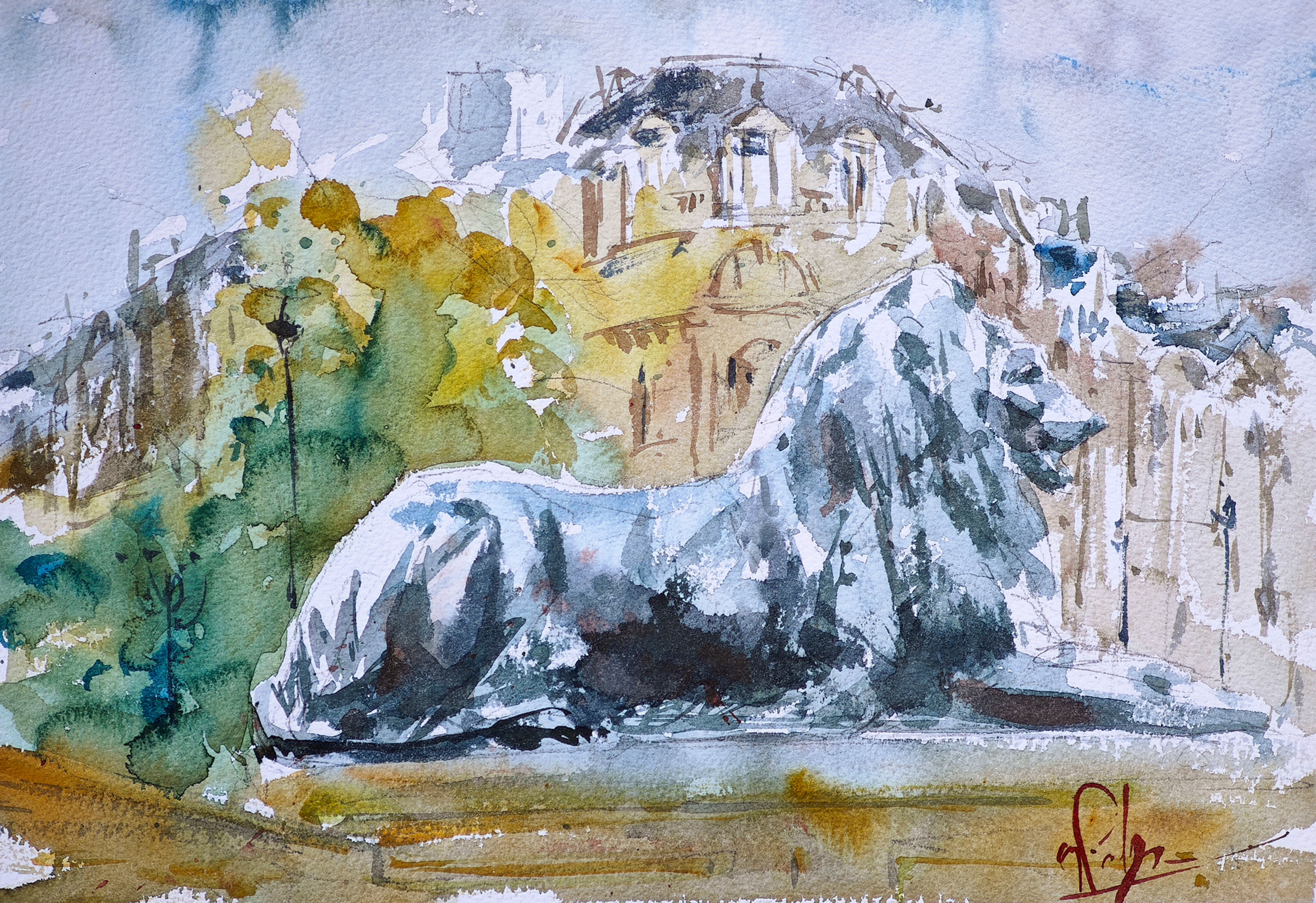 Lion of Trafalgar Square