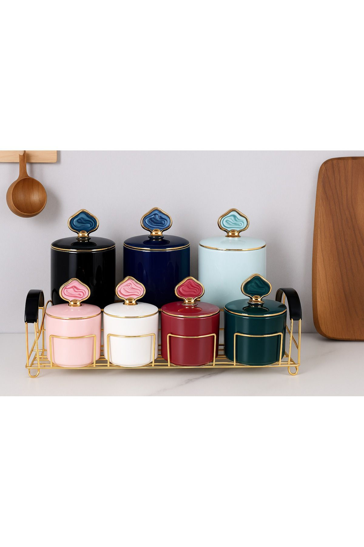 LUNA 7'Li PORSELEN BAHARAT SETİ