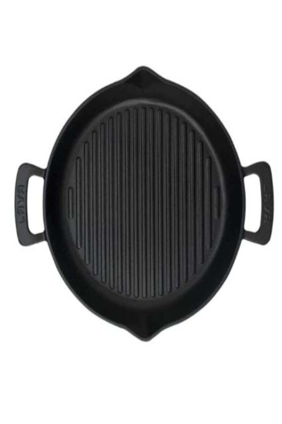 Lava Döküm Yuvarlak Izgara Tavası Döküm