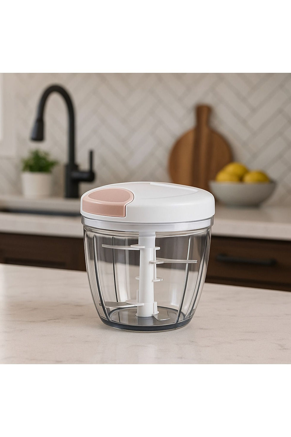 El Rondosu Ipli 5 Bıçaklı Büyük Boy Sebze Doğrayıcı 1000ml