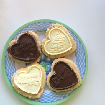 Dark Chocolate and Hazelnut Cookies