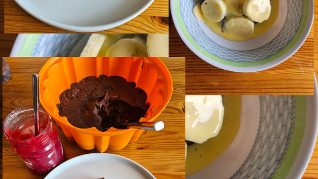 10 minute Chocolate pudding in one pan  