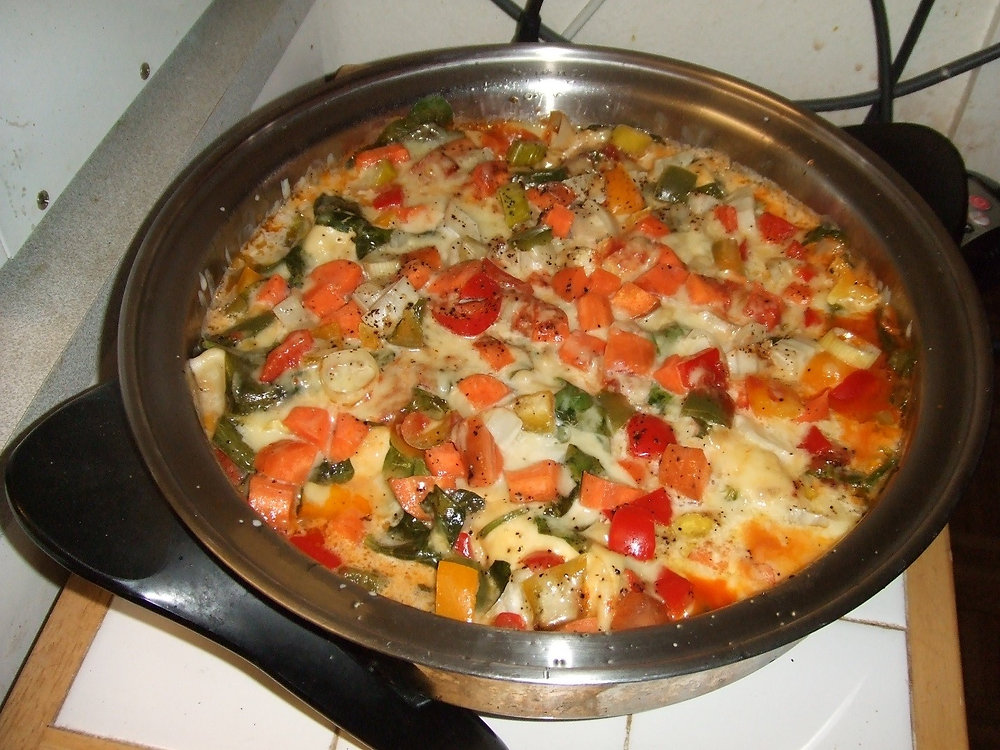 Vegetable Lasagne (in my electric skillet or salad master)
