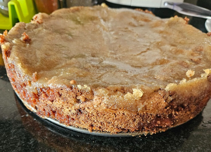 Apple Cake with Caramel topping