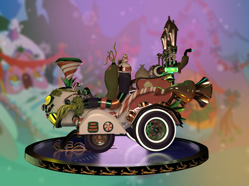 Grinch Kart Right Profile