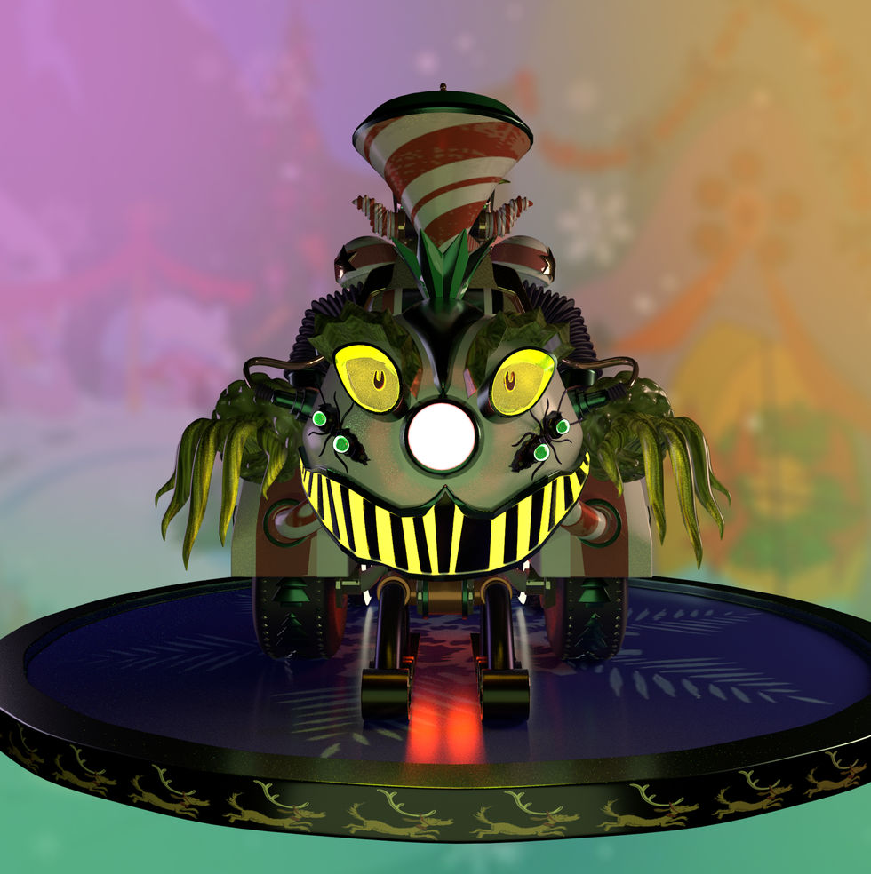 Grinch Kart Front View